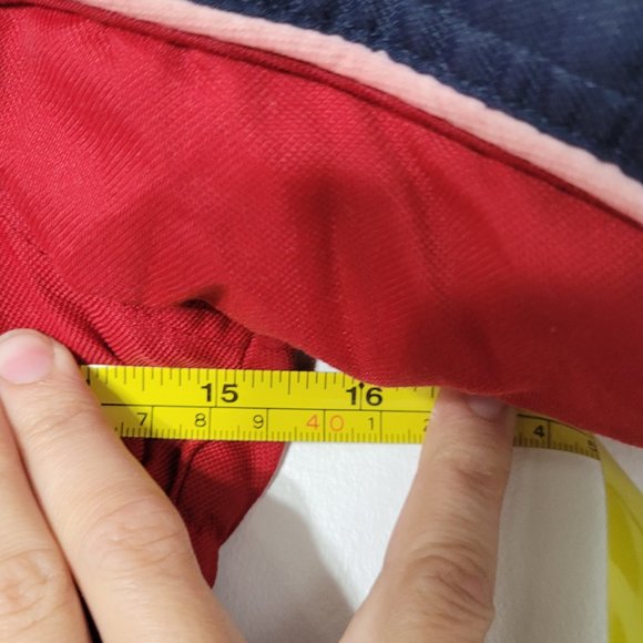 Mini Ungava Baby Toddler Hooded Snow Suit Red Blue Zippered Faux Fur Trim 12Mon - Picture 7 of 14